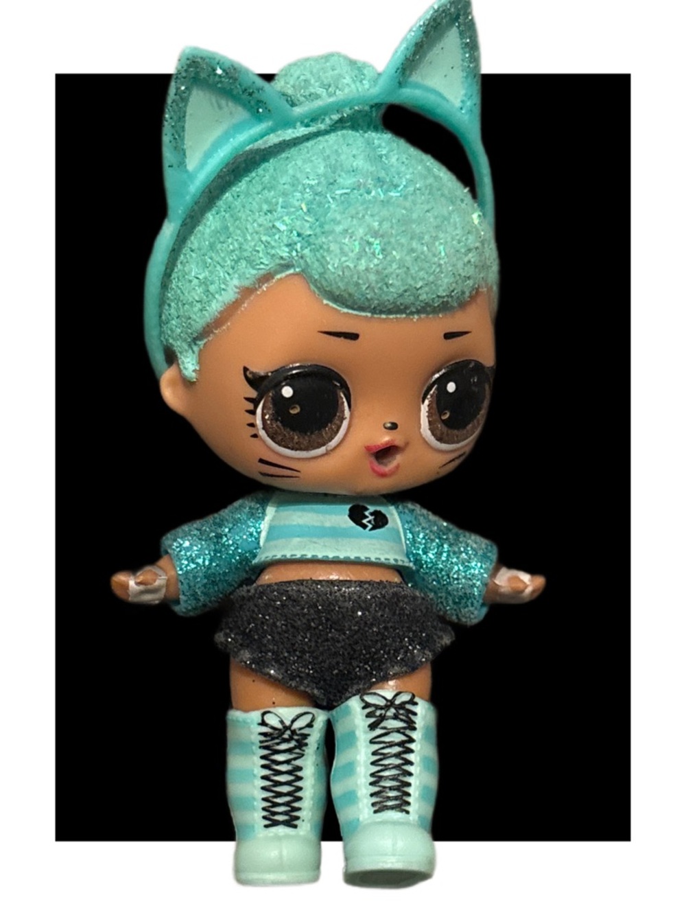 L.O.L. Surprise! Bling Series “ Trouble Maker” Teal hair & outfit
